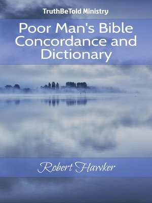 cover image of Poor Man's Bible Concordance and Dictionary